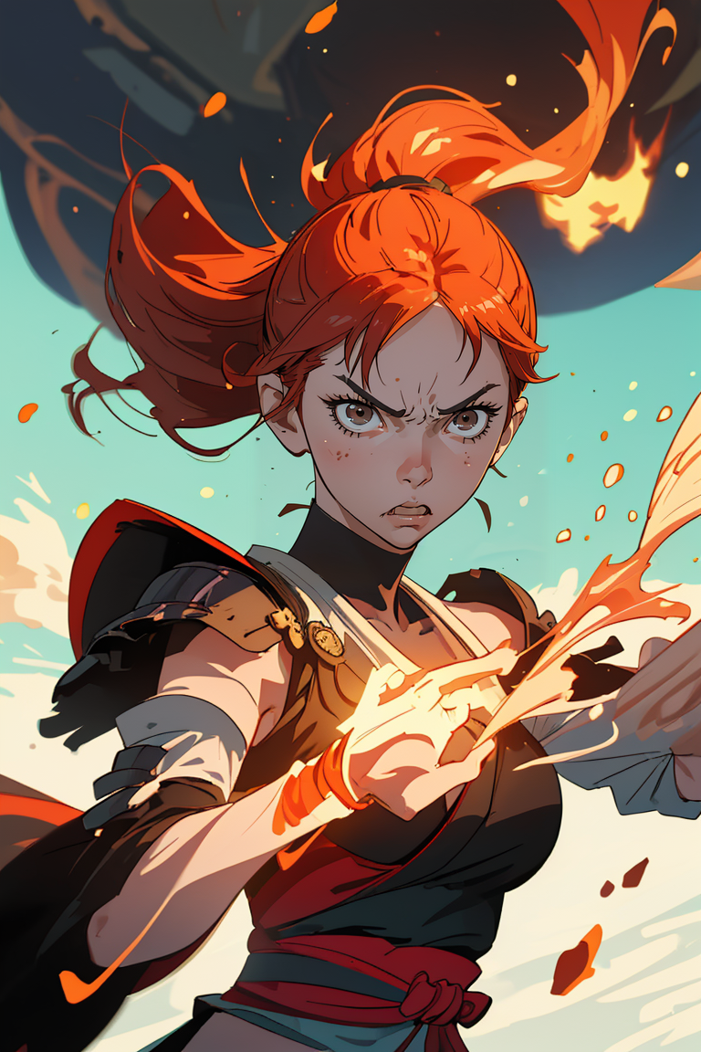 00155-2962346133-(best quality, masterpiece), 1girl, samurai, particle, wind, pose, upper body, imminent attack, angry, flame.png